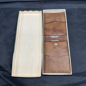 Vintage Samson Bifold Wallet Leather Brown NOS New In Box